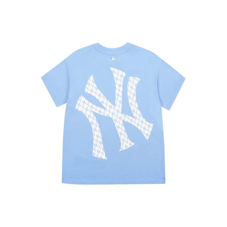 MLB Drop Shoulder Sleeve T-Shirt Unisex Sky Blue 31TSM2131-50S