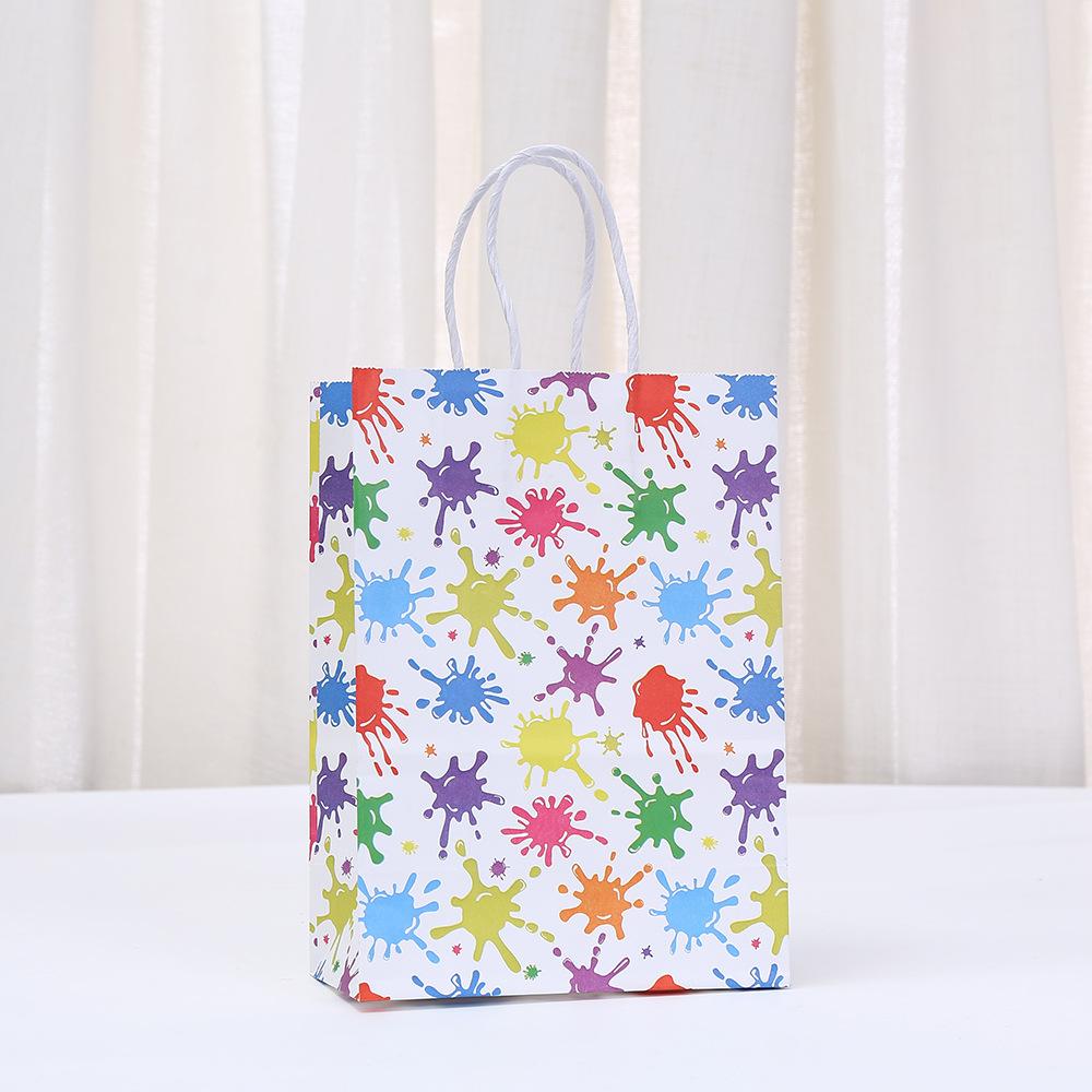 StoBag 2026 NEW Painting Theme Paper Bag Art Gift Wrapping Bag for Sweets Party Favor Birthday Return Bags Kids Drawing Supplies