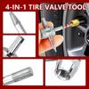 Sturdy Construction Tire Valve Core Tools T-Hook Design Quick Change Tool  Tire Valve Service