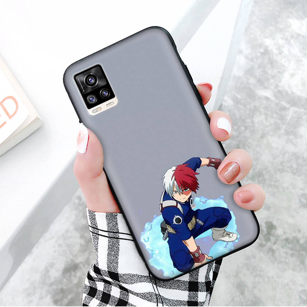 Black Case for Samsung Note 20 Lite S24 Ultra S23 A03 A05 A06 A11 A71 A15 A16 A13 A24 A25 A33 A52 A53 A50 M55 M35 Plus D-54 Hero Academia