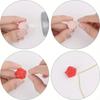 200pcs Oval Glue-on Flat Pad Bails Transparent Acrylic Transparent Cabochon Pendants  Home