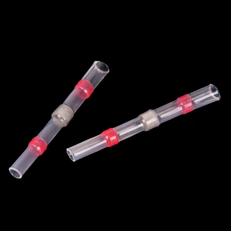 50ks Vodotěsný pájecí návlek s tepelně smrštitelným drátěným konektorem