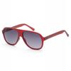 Guess Unisex 57 Mm Red Sunglasses Matte Bordeaux