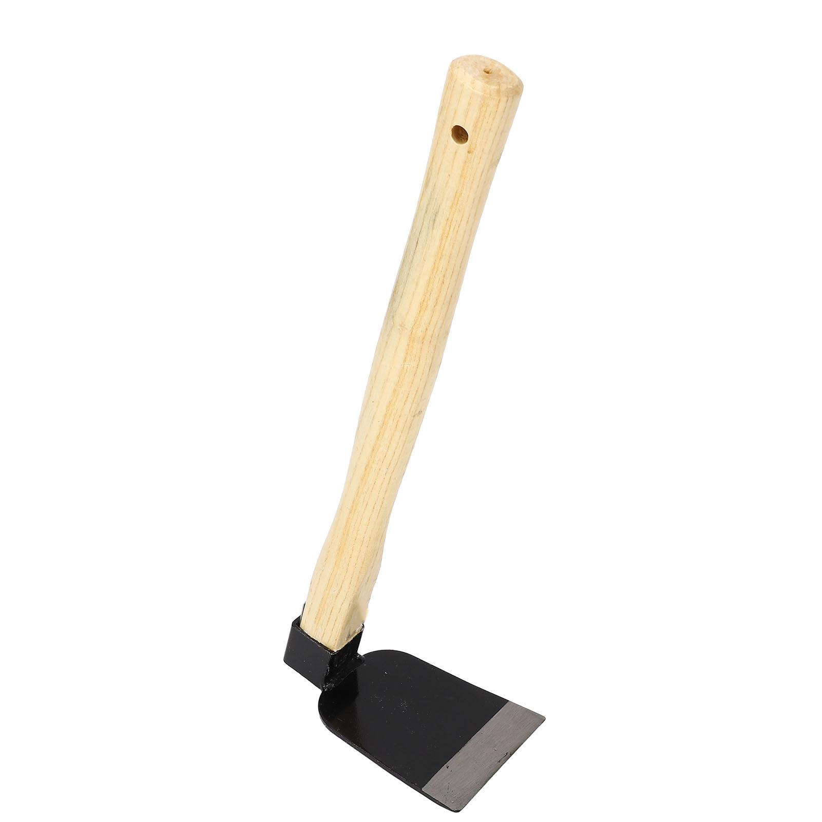 

Ручная мотыга эргономичная деревянная ручка из углеродистой стали легкая садовая прополочная ручная мотыга для дома