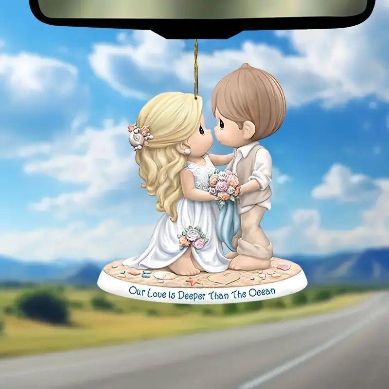 

Wedding Vibrant Acrylic Doll Accessories With Adorable Cartoon Aesthetic Cars For