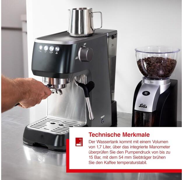 Кофемашина Solis Barista Perfetta Plus schwarz (980.84)