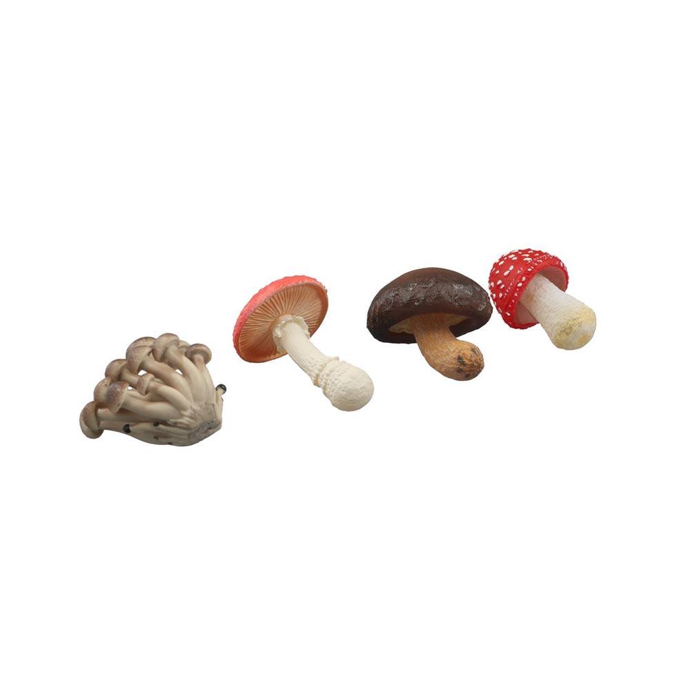 Vegetable Model Fungus Figurines Matsutake Oyste Landscape Miniatures Simulation Mushroom Pleurotus Teaching Fungus Model