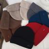 Simple and Versatile Solid Color Wool Hat Autumn and Winter Warm Woolen Hat Knitted Hat for Men and Women