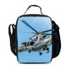 Helicopter Ice Bag Compact and Large Capacity New Mechanical Printed Campus Boys and Girls Best Birthday Gifts for School