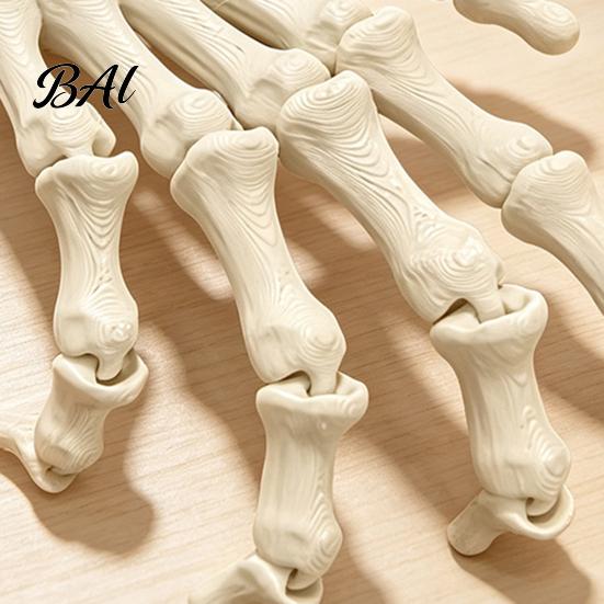 Indoor Halloween Display Ornaments Skeleton Hands, 3D Printed Hand Bones Model, Realistic Scary Props for Decorations Spooky Bone Claw Prop Party Home