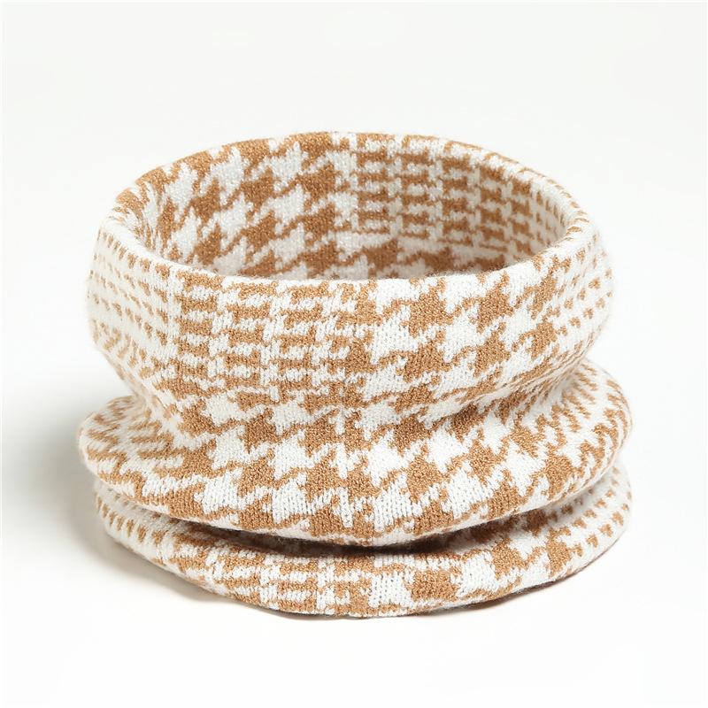 

Теплый вязаный фальшивый воротник Шерстяной женский водолазка Вязаный фальшивый воротник Съемный шейный платок Утолщенный ветрозащитный фальшивый воротник One Size