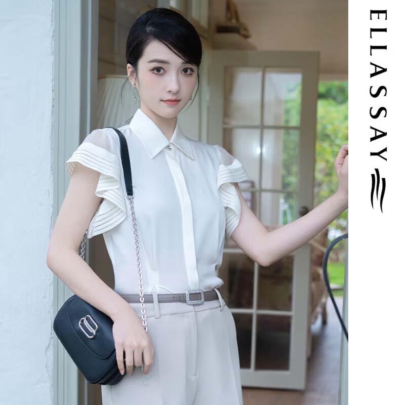 ELLASSAY Women s Mulberry Silk Blouse EWE341C00700 M