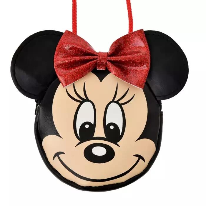 Disney Minnie Mouse Coin Case Shoulder Type Face for Kids NEW Disney Store