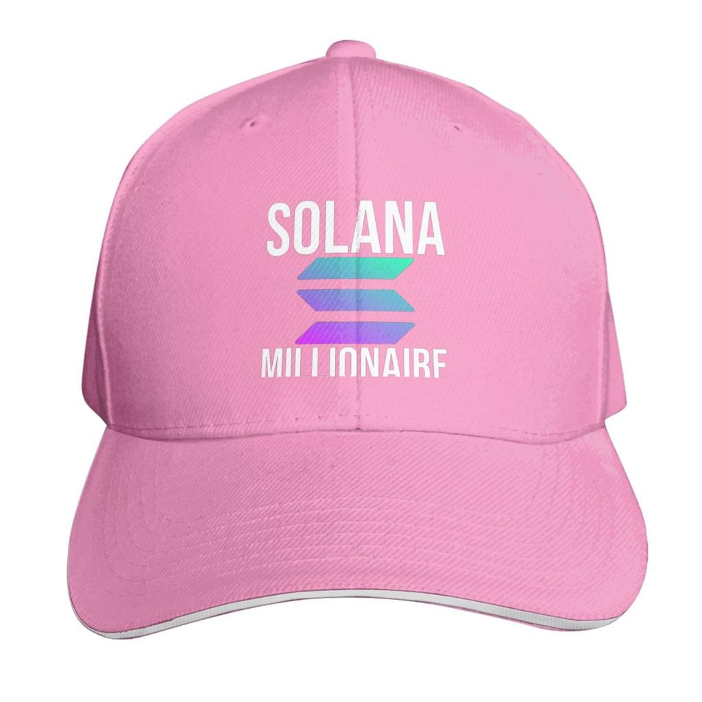 Solana Crypto Solana Cryptocurrency SOL Cap Fashion Casual Baseball Caps Adjustable Hat Hip Hop Summer Unisex Baseball Hats