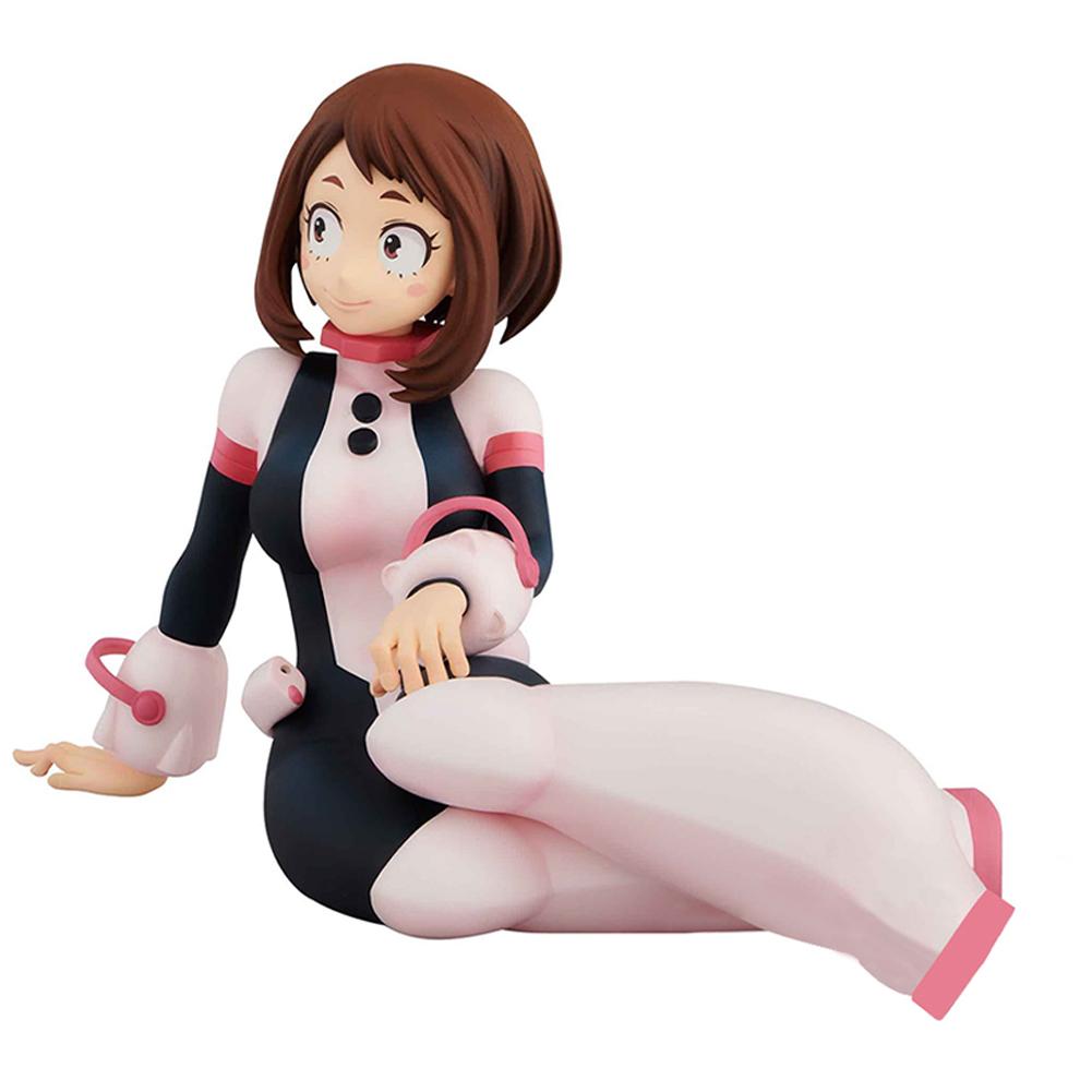 Anime MHA Hero Academia figure Ochaco Sitting pose Action Figure Uraraka Ochako pvc Collect Model Gift Doll 10cm