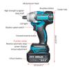 20V 520N.m Brushless Electric Impact Wrench Rechargeable 1/2 Socket Cordless Wrench Screwdriver Power Tools for Battery