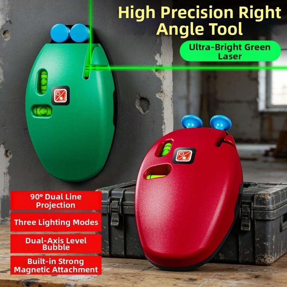 Dual Line Laser Infrared Line Level 90 Degree Laser Measuring Instrument Tiling And Framing