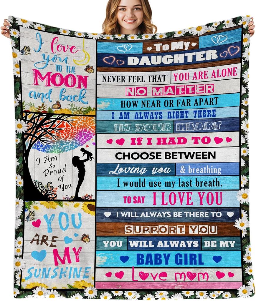 Christian Inspirational Throw Blanket X  Perfect Birthday Gifts for Women Catholic Baptism  Confirmation Gifts for Mom Sister Go