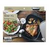 Made in Japan Takagi Glee-ru Removable Handle Grill Pan with Stainless Steel Lid and Handle, Square, 3-Piece Set