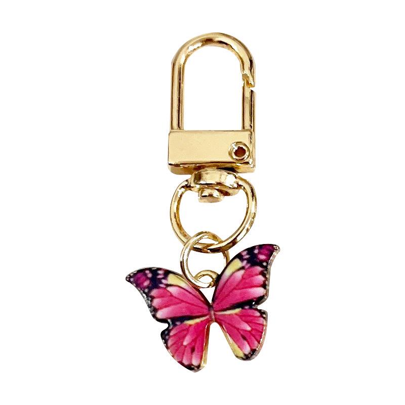 Kreativer Mini-Schmetterling Schlüsselanhänger Anhänger - Stilvolles Accessoire für Damenhandtaschen & Autoketten