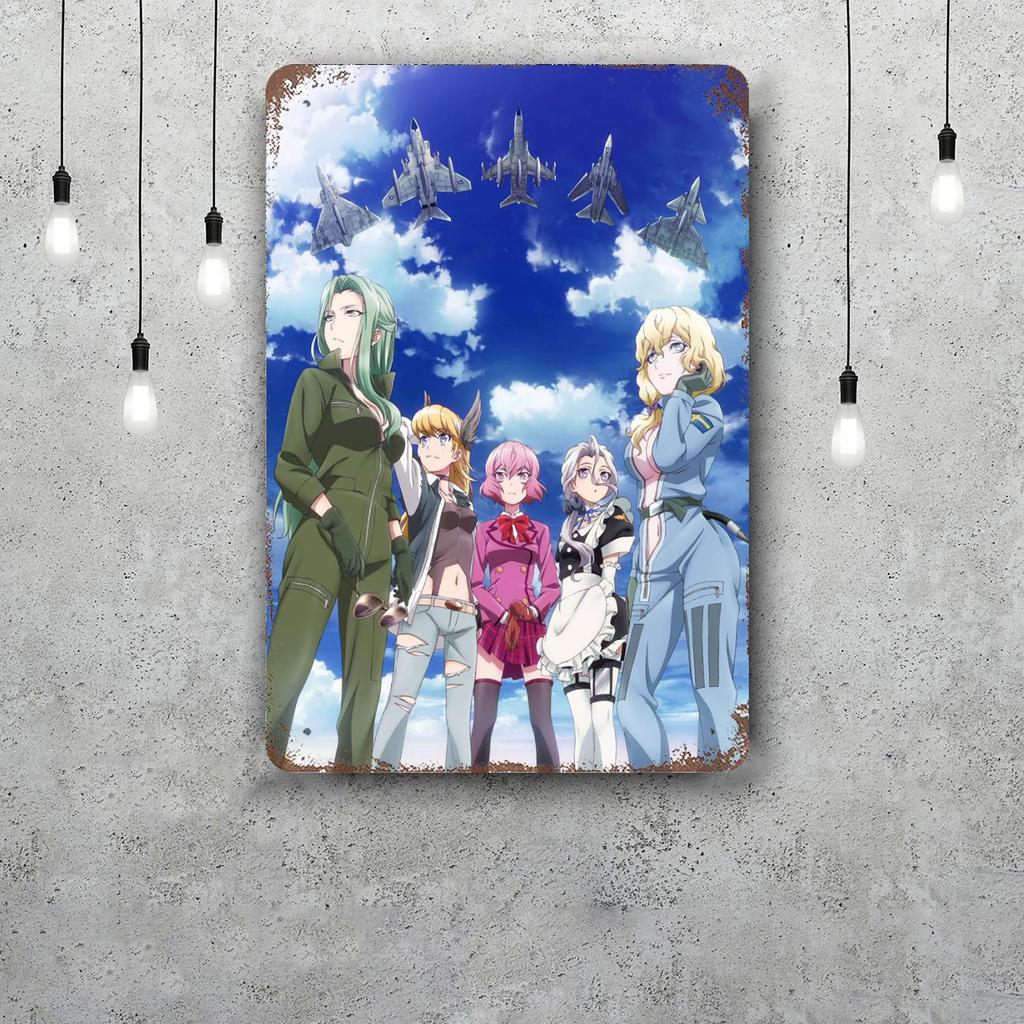 Hero Tales Manga Decor Vintage Metal Signs Tin Signs Captain Poster Decor for Bar Pub Club Man Cave Wall Decoration