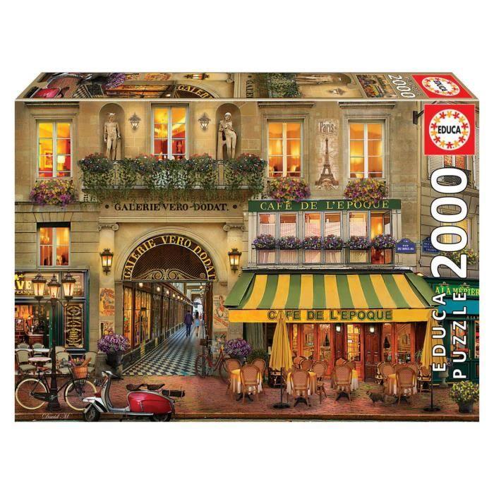 Puzzle 2000 pièces - EDUCA - Galerie à Paris - Tableaux et peintures - Coloris Unique - Adulte
