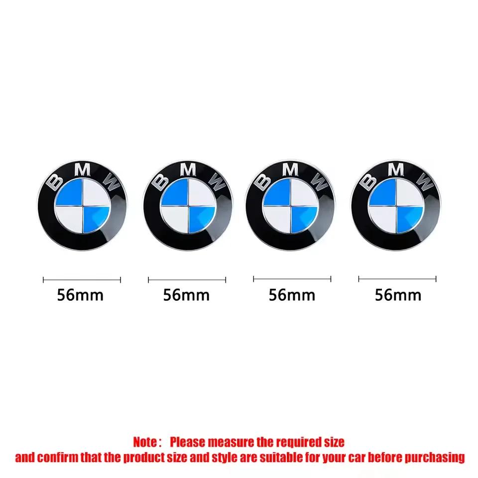 4Pcs 56mm 68mm Wheel Center Caps Emblem Badge For BMW 50th Anniversary X3 X5 X6 E39 E46 E90 E60 E87 E53 F10 F20 F30 M3 M5 M6 Z4 ZDFVU1