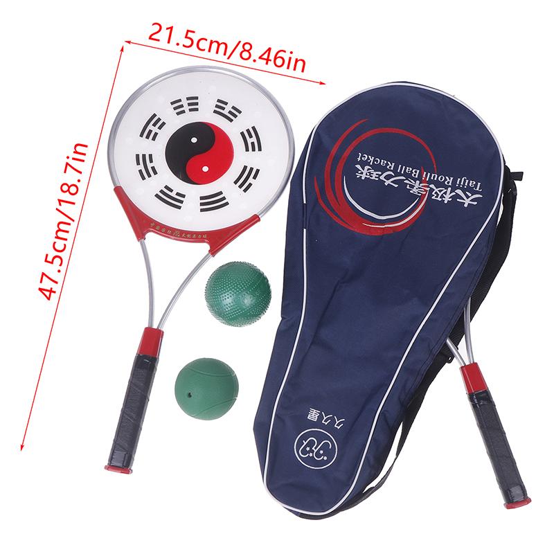 Lightweight For The Elderly Fitness Gym To Play With Eight Pictures Tai Chi Soft Ball Aluminum Alloy Racket Racquet Bag