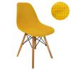 Dining Room Shell Chair Cover Home Jacquard Spandex Chair Seat Covers