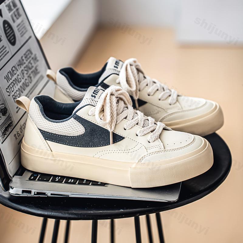 Fashion 2025 New Men's Low Top Niche Design Thick Soled Casual Shoes Fashion Trend Versatile Mesh Breathable Comfortable Chunky sneakers
