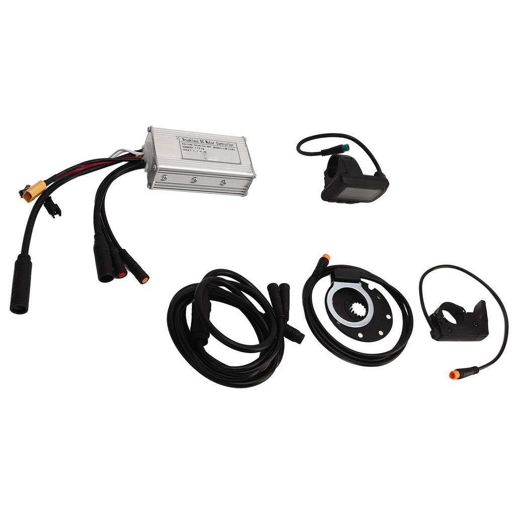 Bike Conversion Kit 17A Speed Controller EN06 Panel Thumb Throttle Assist Sensor Magnet Waterproof