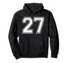 Number Twenty Seven #27 Sports Team Uniform Hoodie
