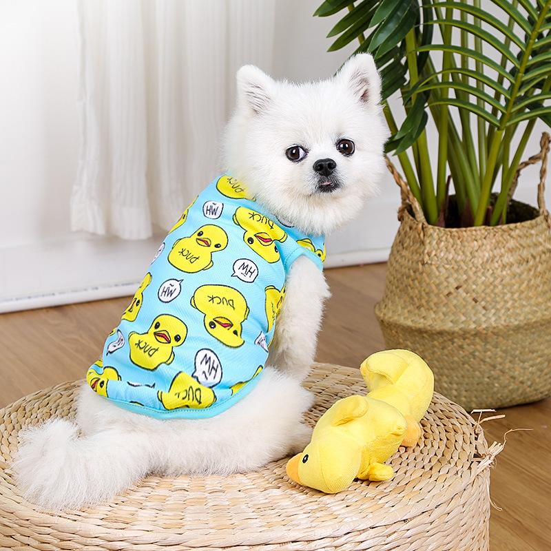 Dog Cat Puppy Kitten Pet Cartoon Spring Summer Autumn Cotton Clothes Clothing Vests Coats Jackets Shirt Dresses Costume