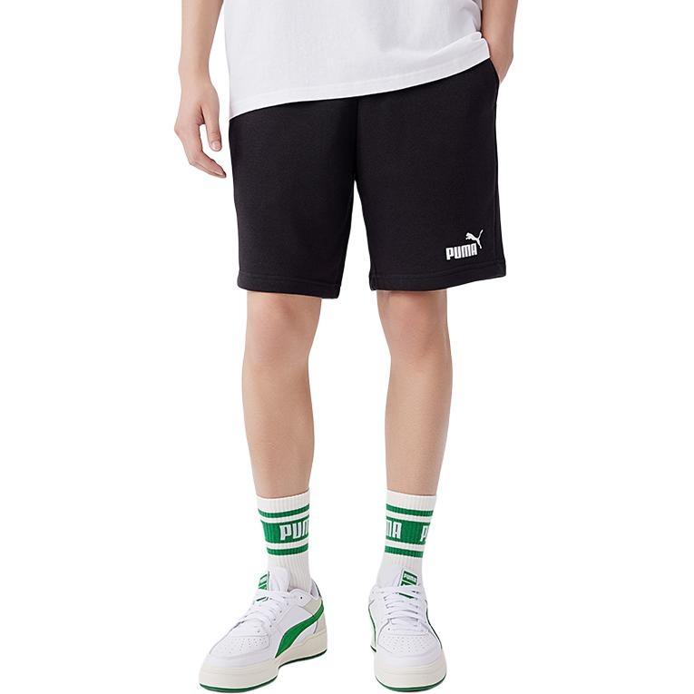 Puma Logo Essentials Sweat Shorts 'Black' Men's 685595-01