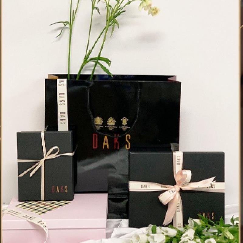 Daks Long Wallet Soft Twotone Cowhide Black Dbwa6e705bk