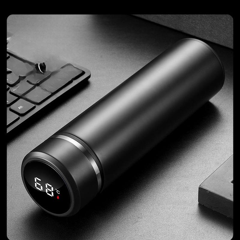 

Интеллектуальный дисплей температуры, чашка-термос, нержавеющая сталь 316, разделитель чая, двухслойная чашка для воды, деловые подарки для предприятий 316 tape display чёрный