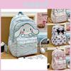 Mochila Escolar Adorável com Estampa de Desenho Animado para Meninas e Meninos da 1ª Série Leve e Impermeável