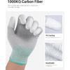 ThxToms ESD Antistatiska Handskar, Högresistiv Kolfiber Skyddar Din Dator Säkert