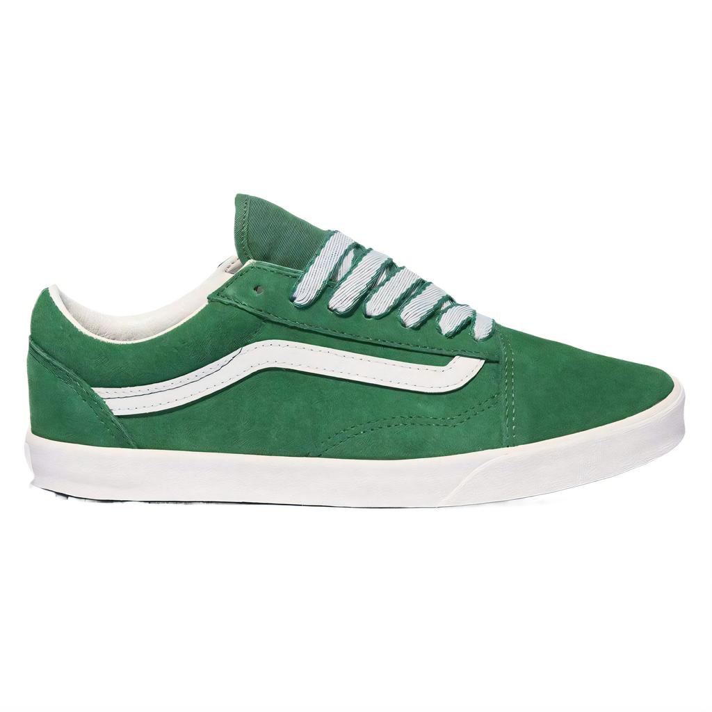 Vans Old Skool Lowpro Suede Comfortable Fashion Trendy Versatile Low-Top Skate Shoes Unisex sneaker Green VN000D0ABR11