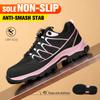 Steel Toe Work Boots Breathable Safety Shoes With Wear-Resisting Anti-Puncture Outsole Women Shoes Construction Work Shoes