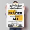 Joe Frazier Boxer Metal Posters Custom Vintage Metal Signs Wall Art Retro Tin Plaque for Man Cave Bedroom Decoration Gaming Home