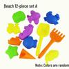 Handmade Colored Playdough Set for Kids with Molds and DIY Tools