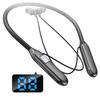 Digital Display Neckband Headphones Neck Mounted Sports Headsets  Business