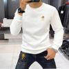 Leichter Luxus Herren 3D Bär Hoodie: Herbst/Winter Lässig Vielseitig Plus Samt Verdickt Trendig Mode