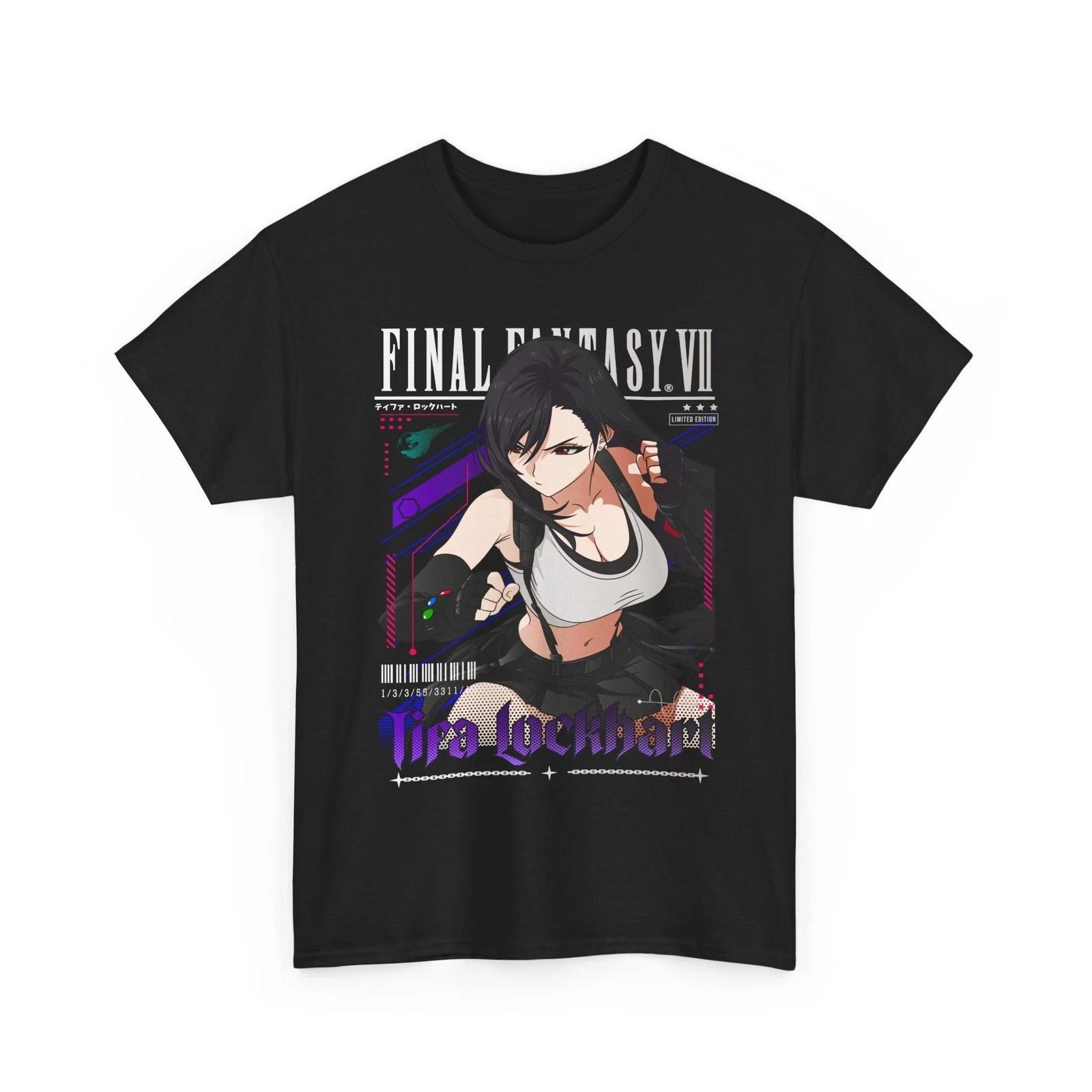 Tifa Lockhart FF7 Vintage T-Shirt - Waifu Tee, Final Fantasy 7 T-Shirt XXL