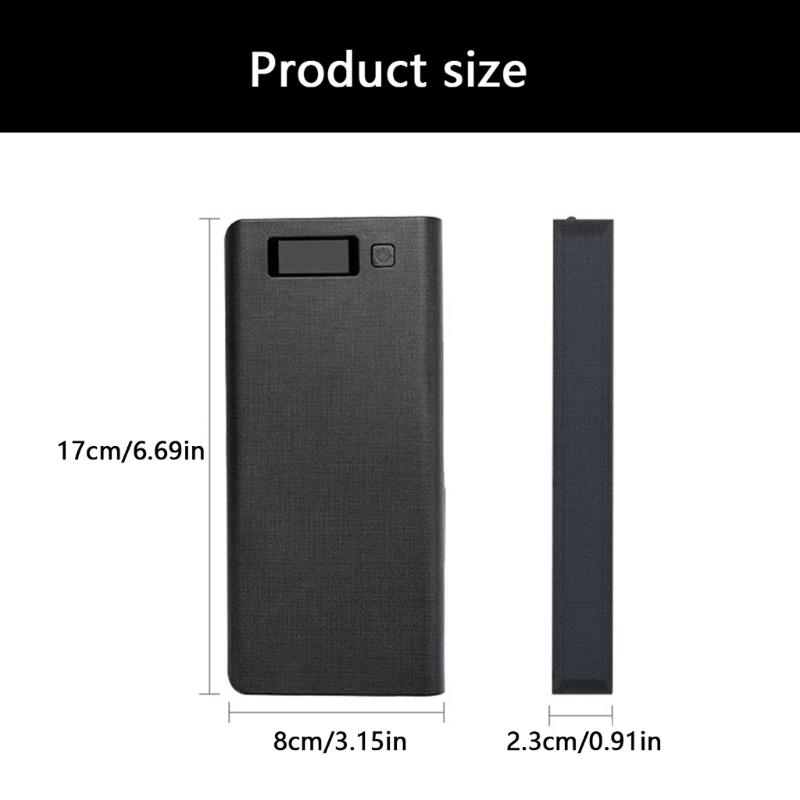 8Slot 18650 Battery Holder Case Portable PowerBank Shell Easy Assembly Durability Plastic Box for 8x18650 Battery