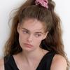 OVLA Sequin Mini Scrunchie_pink HS020