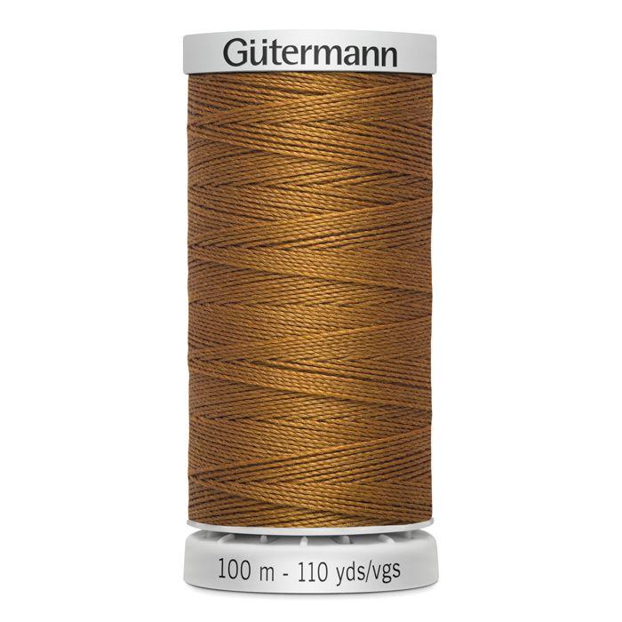Extra starkes 100% Polyestergarn Gutermann, Set mit 5 Spulen à 100m - Att 448 - nougatine