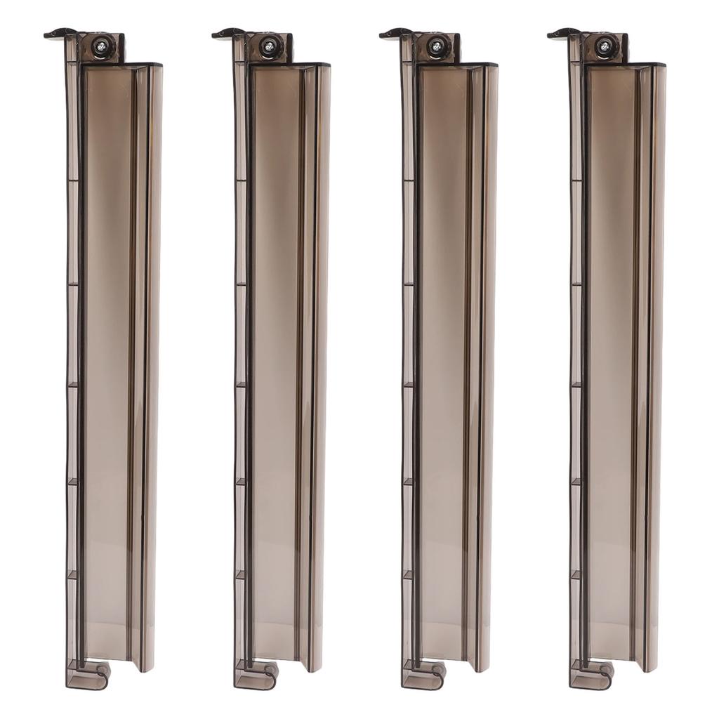 4pcs Mahjong Tile Rack with Pusher for Standard 1.2 Inch American Mahjong Tiles Pushing Rack