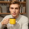 Home Kitchen Accessories Retro Enamel Coffee Mug, 360ml Vintage Colorful Tea Cup, Gift for Lovers Nostalgic Style Drinkware Office And Use Camping